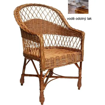 Roleta Home Proutěné křeslo LAURA 58x60x85 cm Povrchová úprava: Nelakováno-bez povrchové úpravy bezbarvým lakem