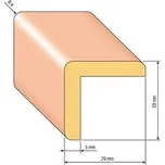 Lišta rohová – 29×29×2000 mm