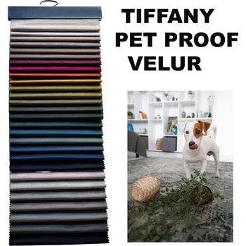 Vzorník velurových látek Tiffany, 17x19 cm