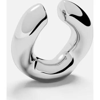 Náušnice BUBBLY CUFF, stříbrná -