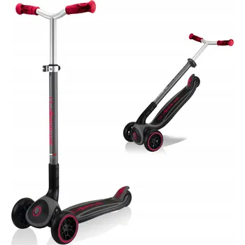 Koloběžka Dětská balanční koloběžka s nastavitelnou výškou, 3 kolečka Globber Master červená