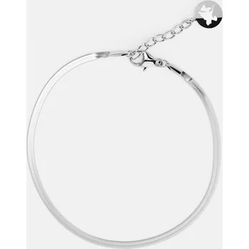 Náramek TINY SNAKE BRACELET, stříbrná - 16+2 cm