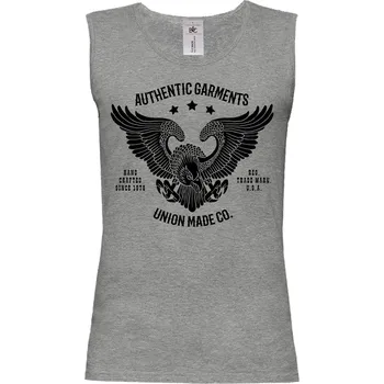 Tílko Authentic Garments Druh: Pánské, Barva: Šedá, Velikost: XL