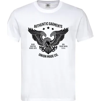 Pánské tričko Tričko Authentic Garments Druh: Pánské, Barva: Bílá, Velikost: M