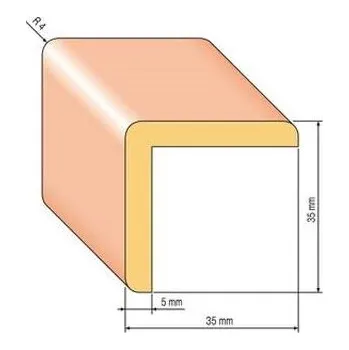 Lišta rohová – 35×35×2000 mm