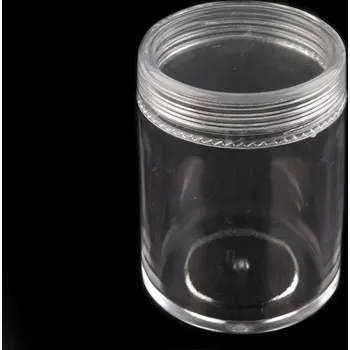 Dóza na potraviny Plastová dóza 3,8x4,7 cm šroubovací Varianta: transparent, Balení: 12 ks