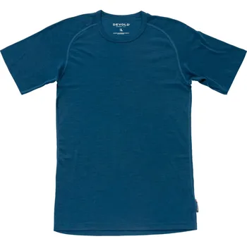 Pánské tričko Pánské funkční merino tričko Devold Lauparen 190 Base - Flood Velikost: 2XL