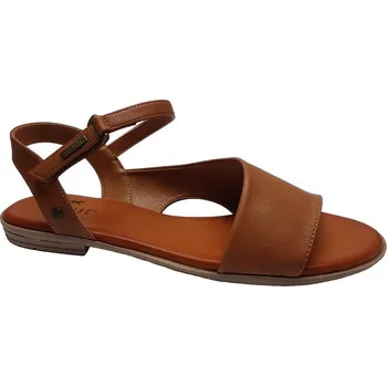 Dámské sandále Letní obuv pro volný čas, Mustang, cognac: Hnědá Syntetika 28,5 44 G - standardní šíře (29651-29652)