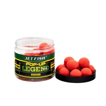 Boilies JetFish Jet Fish Legend Range Pop-Up BIOCRAB 20mm 60g
