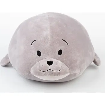 Dekorativní polštářek Plyšák polštářek TULEŇ šedý 55 cm