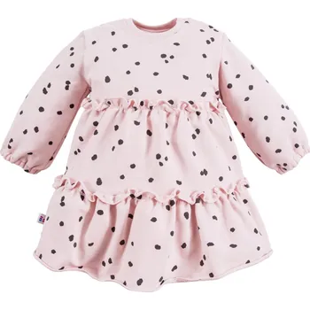 Dívčí šaty Eevi Dětské šaty Dogs&Spots růžové - 74