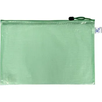Karton PP Síťovaná zipová obálka Opaline A4, 300 mic, 1ks, zelené 251.851