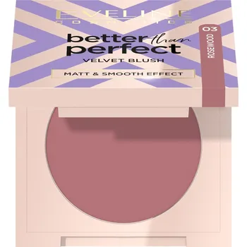 Tvářenka Eveline Cosmetics Better Than Perfect Velvet Blush 03 Rosewood 2,3 g