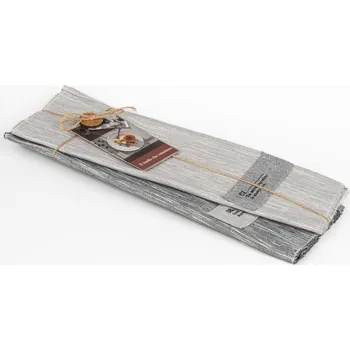 ubrus Kuchyňské prostírání ŠEDÉ 2ks, 33x45cm