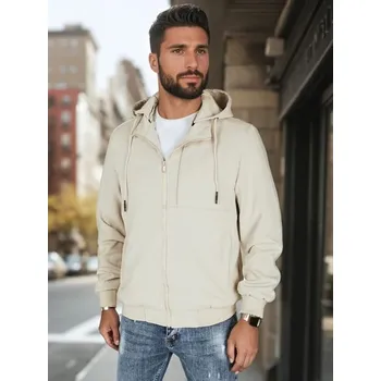 Dstreet Nadčasová béžová pánská tenká bunda