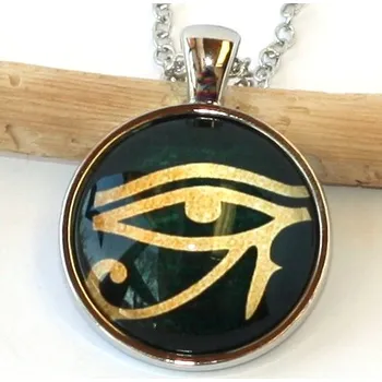 Řetízek Řetízek Fashion Jewerly - Amulet Horovo oko, Egypt, Pyramidy, Vědomí 2077