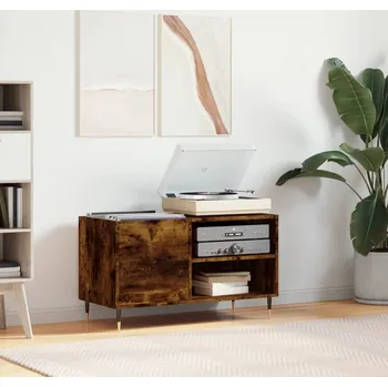 vidaXL Skříňka na LP desky 85 x 38 x 48 cm kompozitní dřevo [831693] Barva: kouřový dub