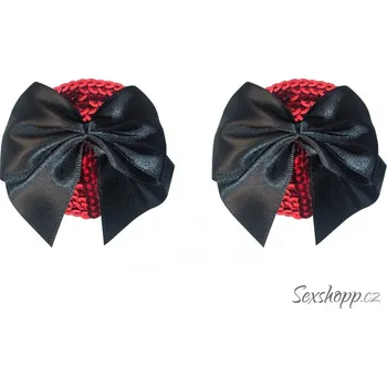 Ozdoba na bradavku Samolepky na bradavky Burlesque Blaze Black