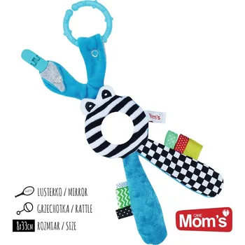 Hencz Zrcátko s chrastítkem a kousátkem modrá