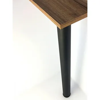 Stolová podnož In-Design Stolová noha kulatá 6 x 71 cm matně černá