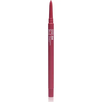 Přípravek na rty 3INA The Automatic Lip Pencil konturovací tužka na rty odstín 254 - Red pink 0.35 g