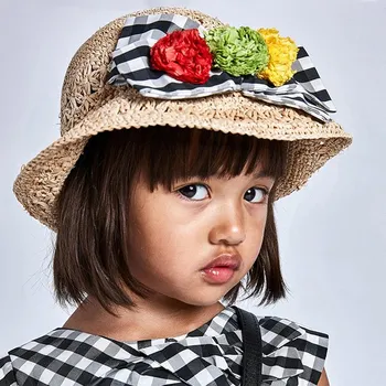 Oblečení a móda Mayoral Dívčí klobouk 10081 béžový Rozměr: 54