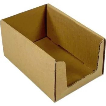 Archivační box Archivační a skladovací box - 227x153x114 mm Hnědá 10 ks