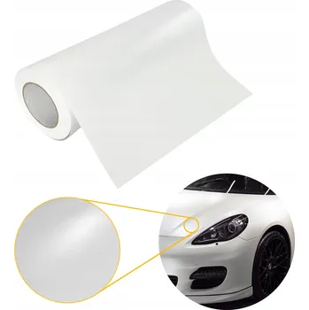 Polep vozidla Fólie na polep automobilu Termoplastická tuningová fólie Bílá matná