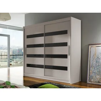 Šatní skříň Skříň s posuvnými dveřmi London XI, Barva: kašmír, Osvětlení: bez osvětlení MIRJAN 5903211407727