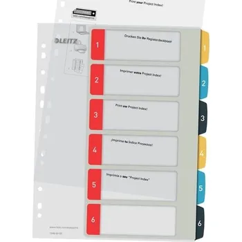 Plastový rozlišovač Leitz Cosy,barevný,1-6 484.106