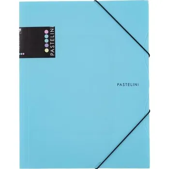 Desky s chlopněmi a gumičkou PASTELINI A4, modré 251.920