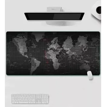 Psací podložka Zaparkorun Podložka na pracovní stůl - mapa světa - 40 x 90 cm