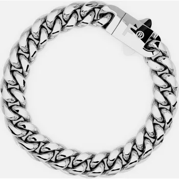 Náramek EXTRA CHUBBY CUBAN BRACELET, stříbrná - 18 cm