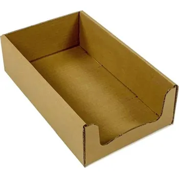 Archivační box Archivační a skladovací box - 299x174x89 mm Hnědá 10 ks