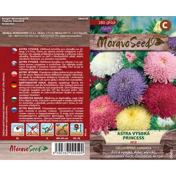 Semeno Astra vysoká Princess mix - osivo (Callistephus chinensis)