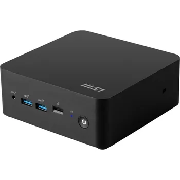 Stolní počítač MSI Cubi NUC 1M-003EU Intel Core 3 100U 8 GB DDR5-SDRAM 512 GB SSD Windows 11 Pro Mini PC Černá