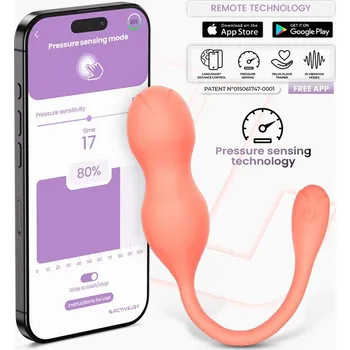 InToYou App Series Kyra Pelvic Floor Trainer with Pressure Sensing & App Orange
