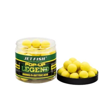 Boilies JetFish Jet Fish Legend Range Pop-Up ANANAS N-BUTYRIC 16mm 60g