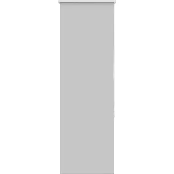 Stavební výplň vidaXL Roleta zatemňovací šířka látky 45,7 cm polyester [4011638] Barva: světle šedá