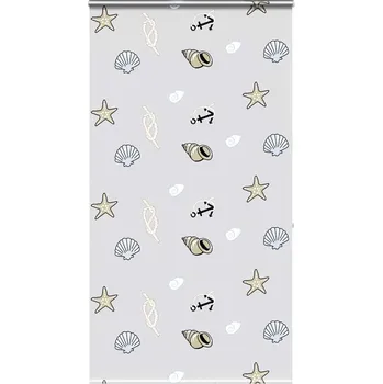 Roleta vidaXL Sprchová roleta s kazetou 120x240 cm Šířka látky 116 cm [4015003] Barva: mořské hvězdice