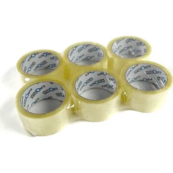 Průmyslové lepidlo Lepící páska hotmelt - 48x66 Transparentní 6 ks