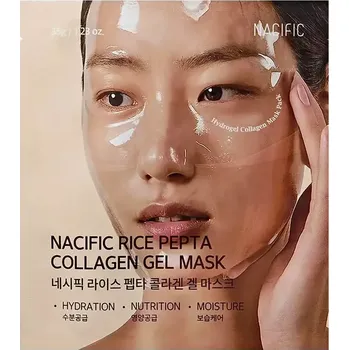 Pleťová maska Nacific - Rice Pepta Collagen Gel Mask