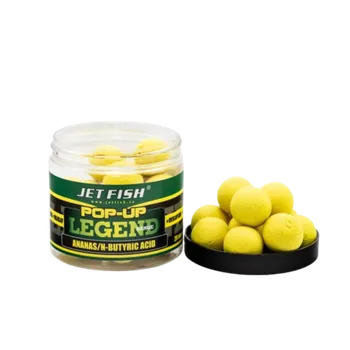Boilies JetFish Jet Fish Legend Range Pop-Up ANANAS N-BUTYRIC 20mm 60g