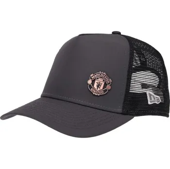 Kšiltovka Kšiltovka New Era BRONZE EF TRUCKER MANUTD OS Tmavě šedá, Černá
