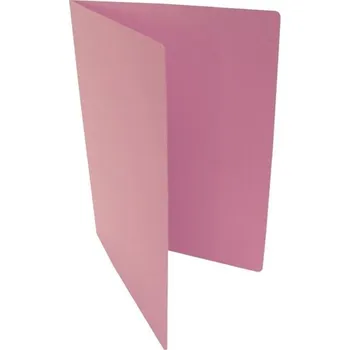 Papírové desky bez chlopní HIT Office A4 růžové,20 ks 259.317