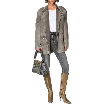 Dámské džíny DŽÍNY DIESEL 1984 SLANDY-HIGH TROUSERS BLACK