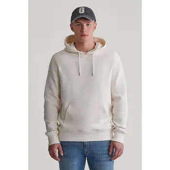 Pánská mikina MIKINA GANT WAFFLE HOODIE CREAM
