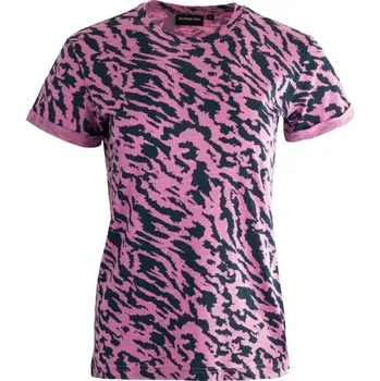 Dámské triko ALPINE PRO NUGRA M Růžová, Černá