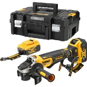 úhlová bruska DeWALT Nářadí - 18V úhlová bruska 125 mm, 2x aku 5,0 Ah XR LANYARD READY, bez nabíječky DCG406P2LRT-XJ