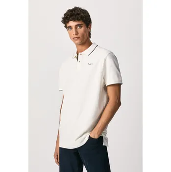 Pánské tričko Pepe Jeans Pánské tričko LUCAS Barva: béžová, Velikost: XS